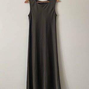 Uniqlo Dark Green Sleeveless Dress S